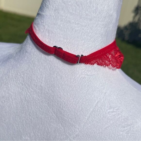 NWT Thistle & Spire chili and melon Kane garter with removable choker - Picture 8 of 9